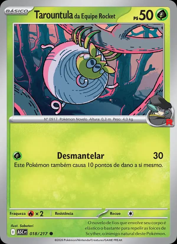 Tarountula da Equipe Rocket (18/217)