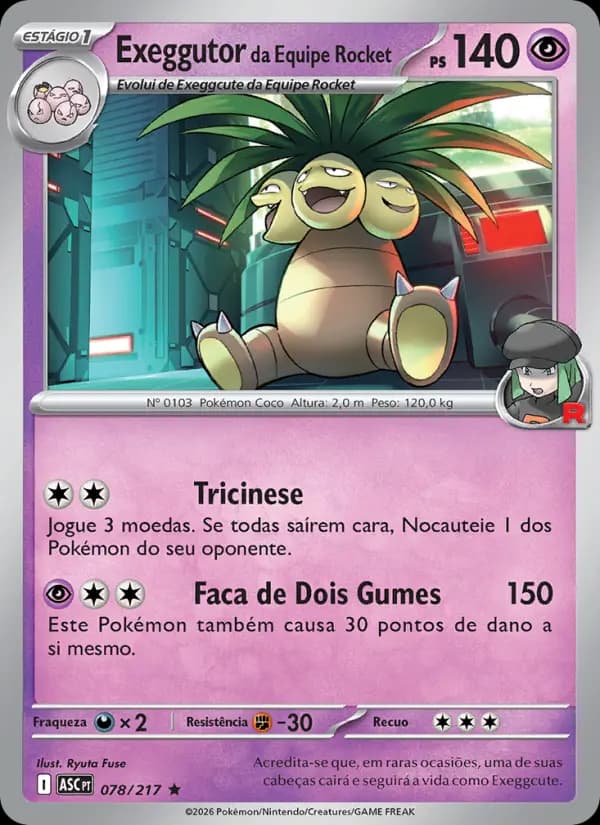 Exeggutor da Equipe Rocket (78/217)