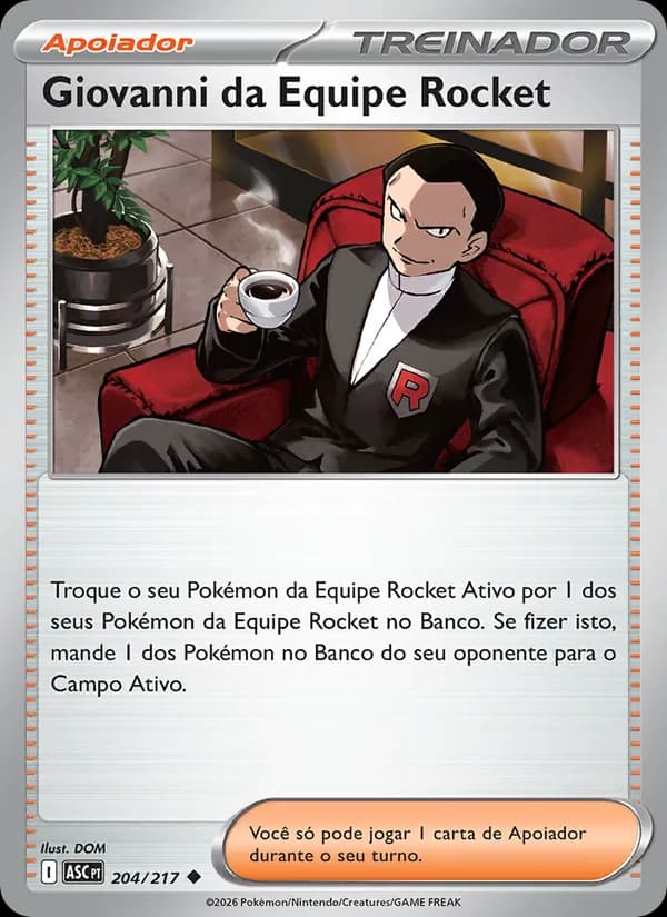 Giovanni da Equipe Rocket (204/217)