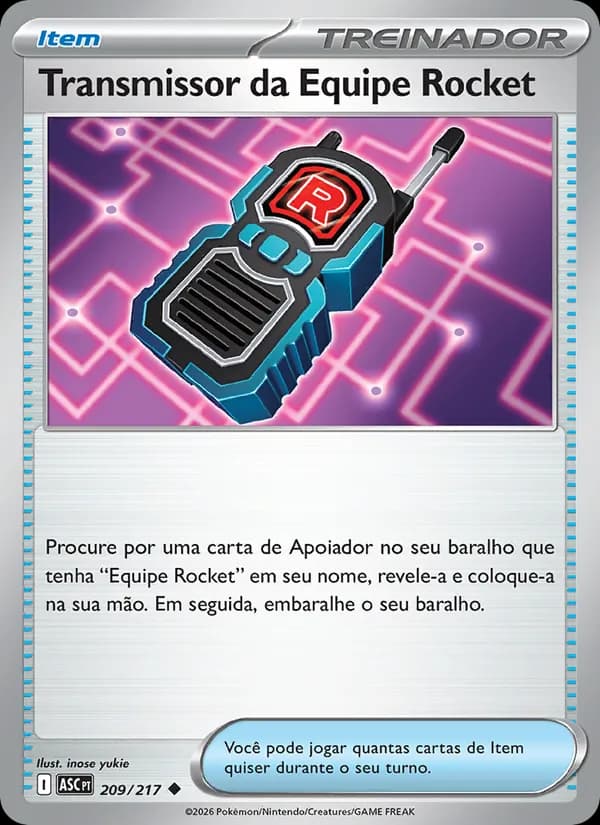 Transmissor da Equipe Rocket (209/217)