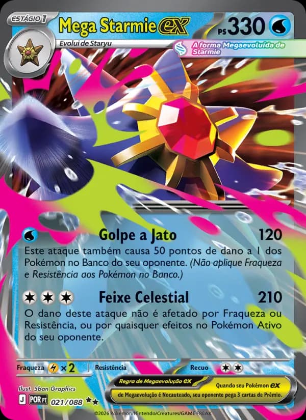 Mega Starmie ex (21/88)