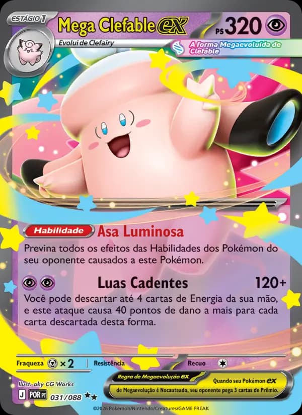Mega Clefable ex (31/88)