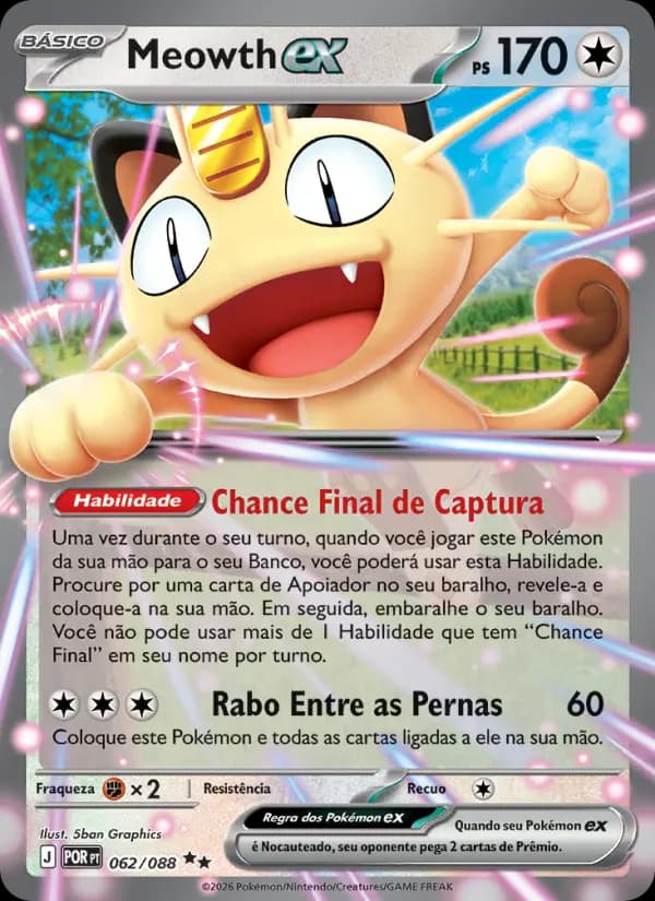 Meowth ex (62/88)