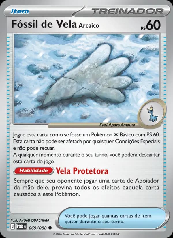 Fóssil de Vela Arcaico (69/88)