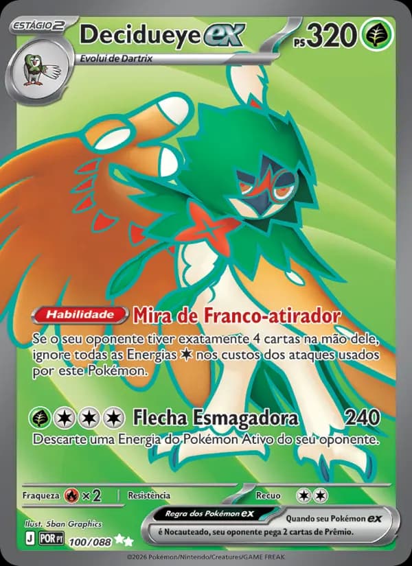 Decidueye ex (100/88)