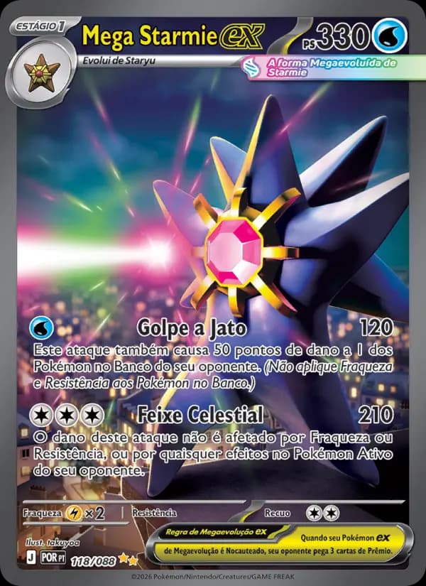 Mega Starmie ex (118/88)