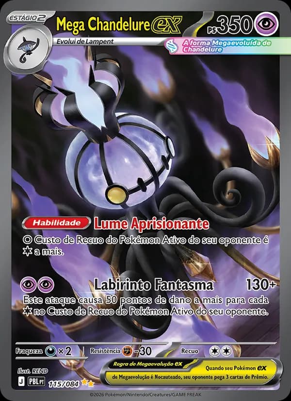 Mega Chandelure ex (115/84)