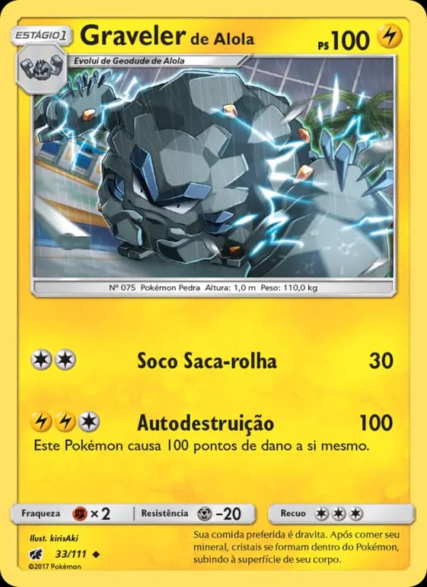 Graveler de Alola (33/111)