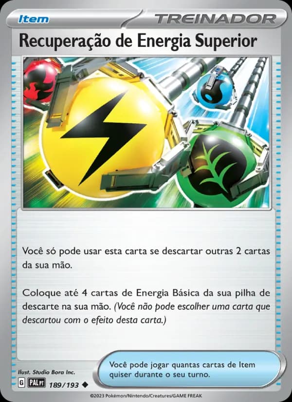 Recuperação de Energia Superior (189/193)