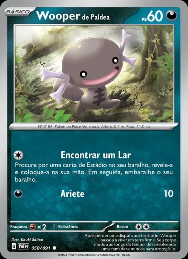 Wooper de Paldea (58/91)
