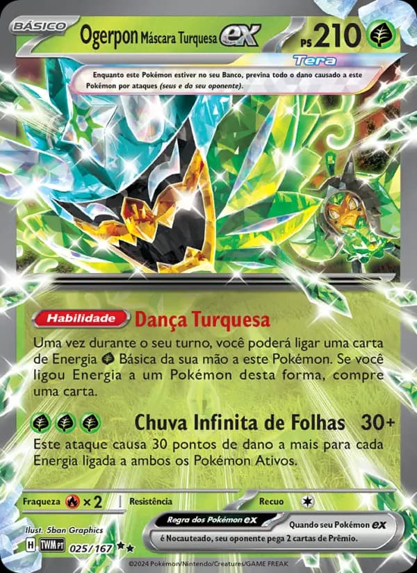 Ogerpon Máscara Turquesa ex (25/167)