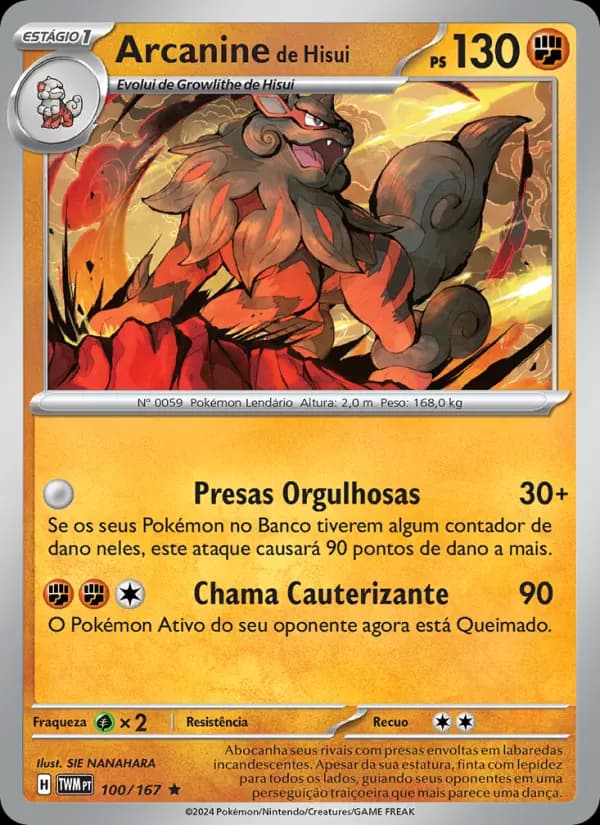 Arcanine de Hisui (100/167)