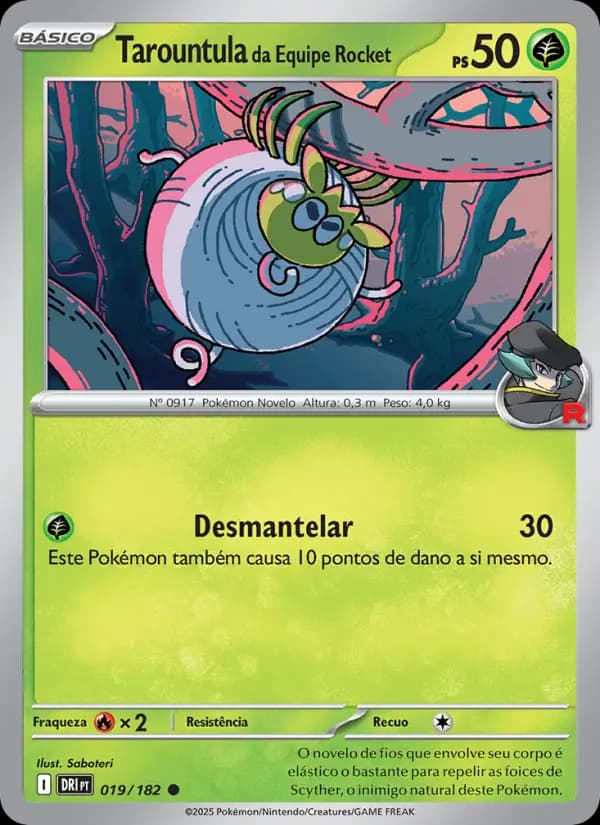 Tarountula da Equipe Rocket (19/182)