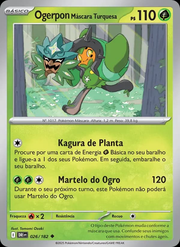Ogerpon Máscara Turquesa (26/182)