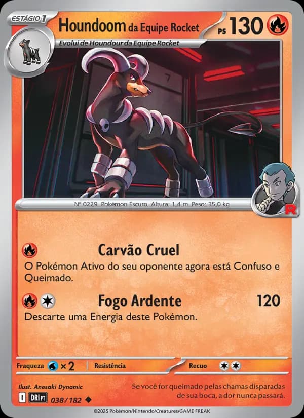 Houndoom da Equipe Rocket (38/182)