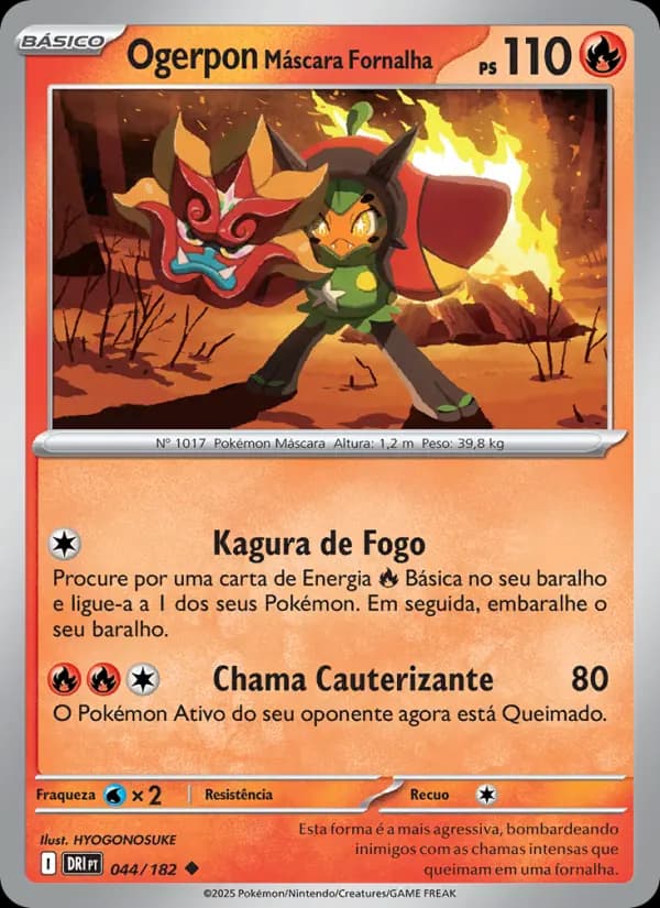 Ogerpon Máscara Fornalha (44/182)