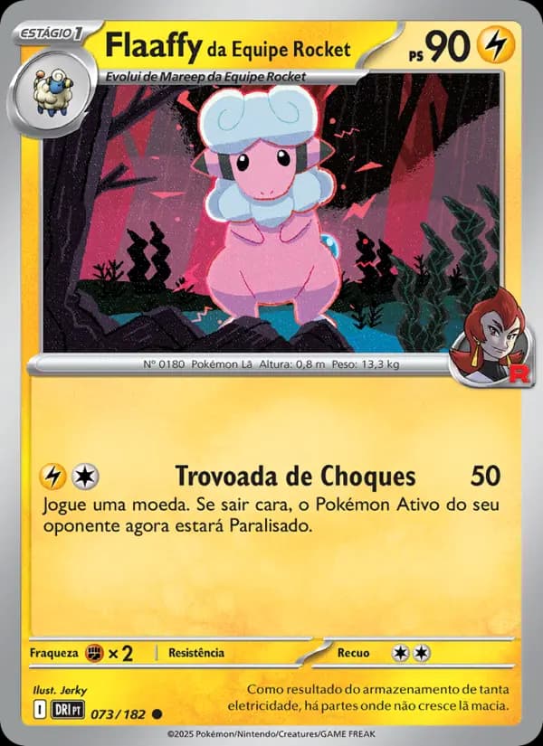 Flaaffy da Equipe Rocket (73/182)