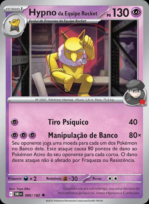 Hypno da Equipe Rocket (80/182)