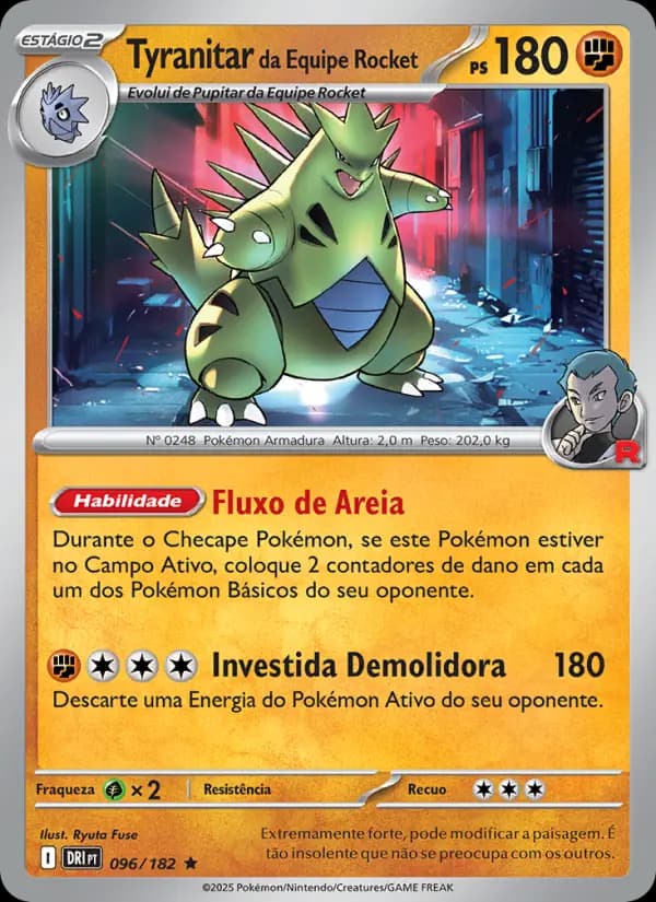 Tyranitar da Equipe Rocket (96/182)