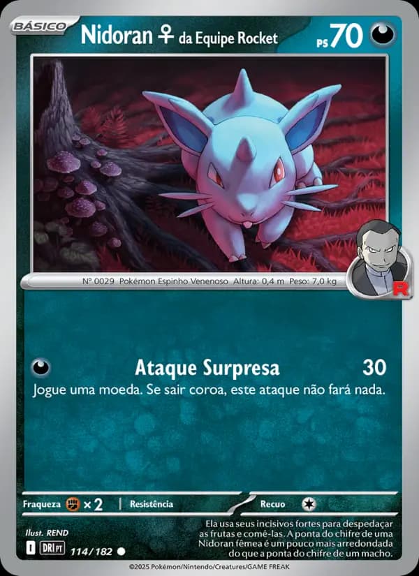 Nidoran♀ da Equipe Rocket (114/182)