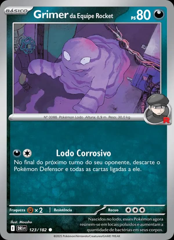 Grimer da Equipe Rocket (123/182)