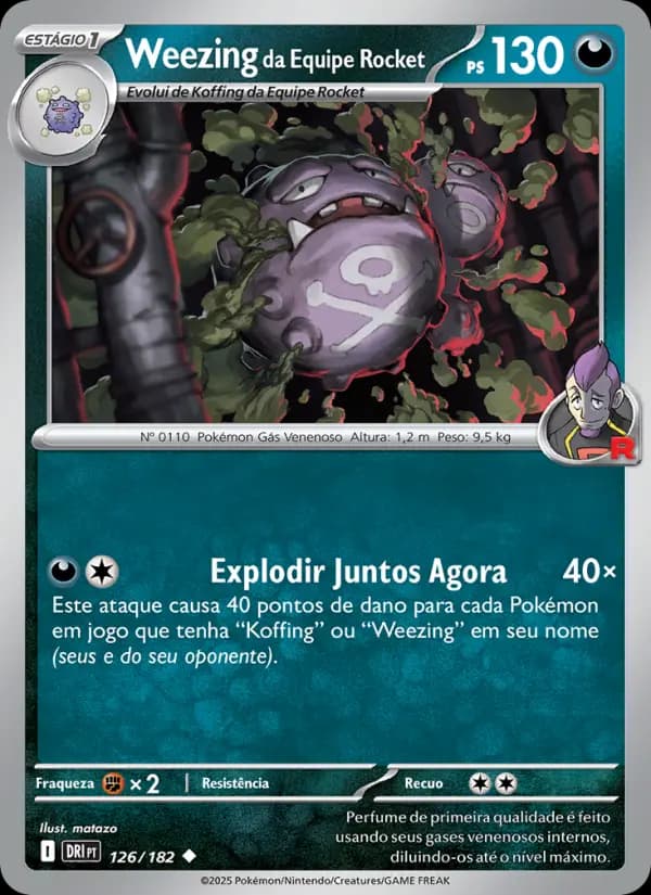 Weezing da Equipe Rocket (126/182)
