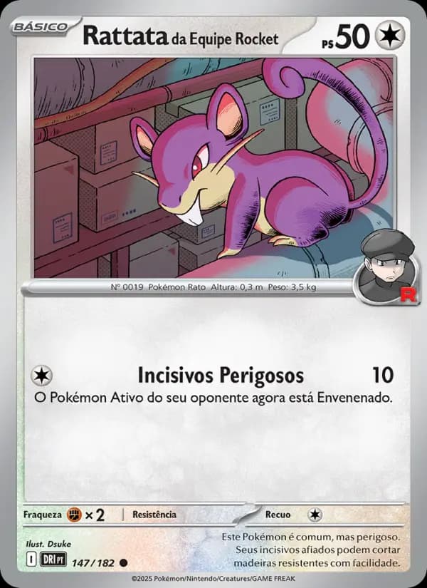 Rattata da Equipe Rocket (147/182)