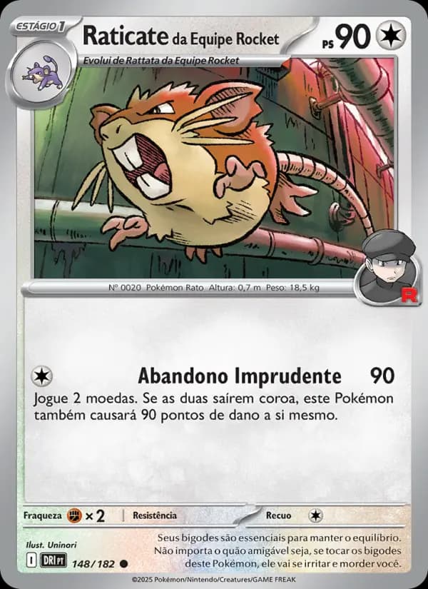 Raticate da Equipe Rocket (148/182)