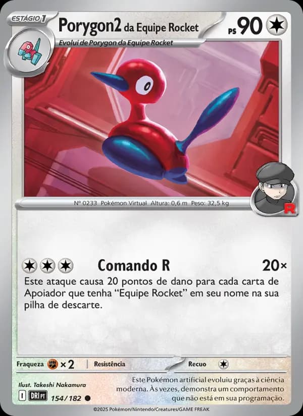 Porygon2 da Equipe Rocket (154/182)