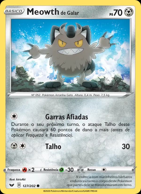Meowth de Galar (127/202)