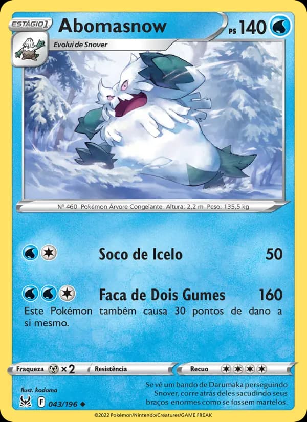 Abomasnow (43/196)