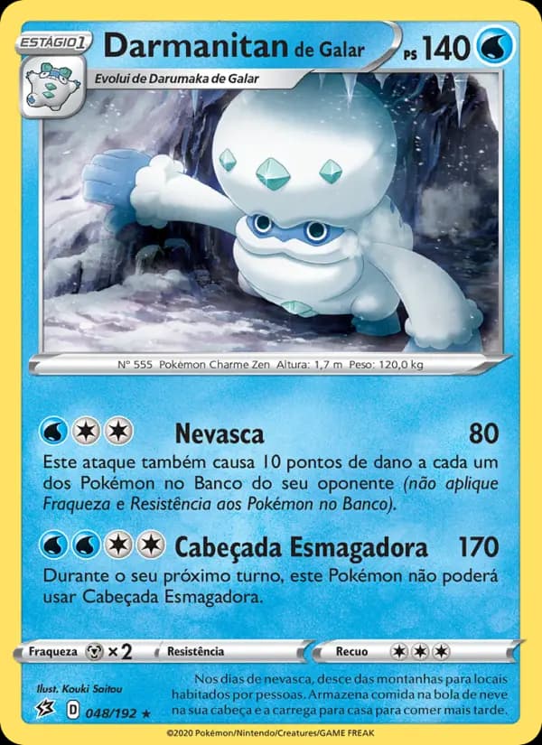 Darmanitan de Galar (48/192)