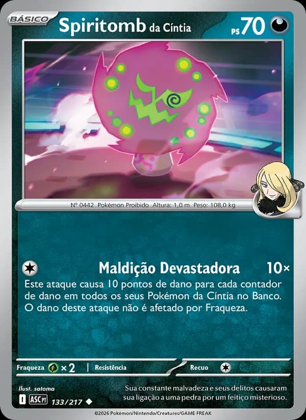 Spiritomb da Cíntia (133/217)