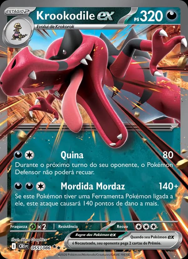 Krookodile ex (55/86)