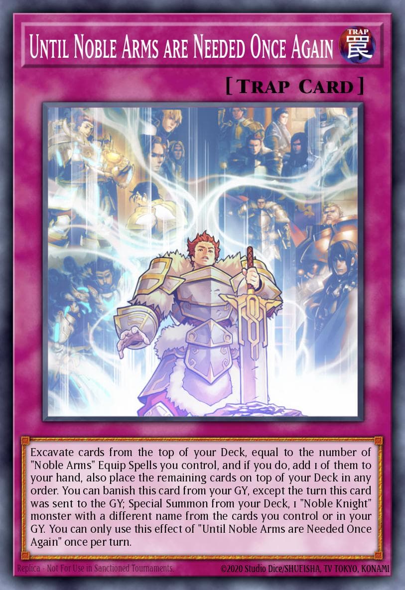 Until Noble Arms are Needed Once Again