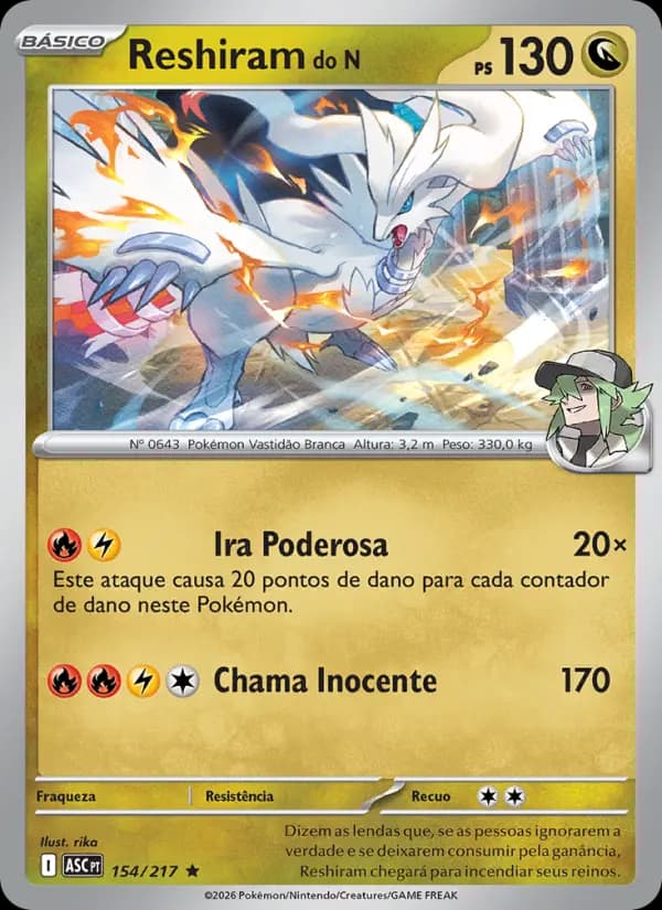 Reshiram do N (154/217)